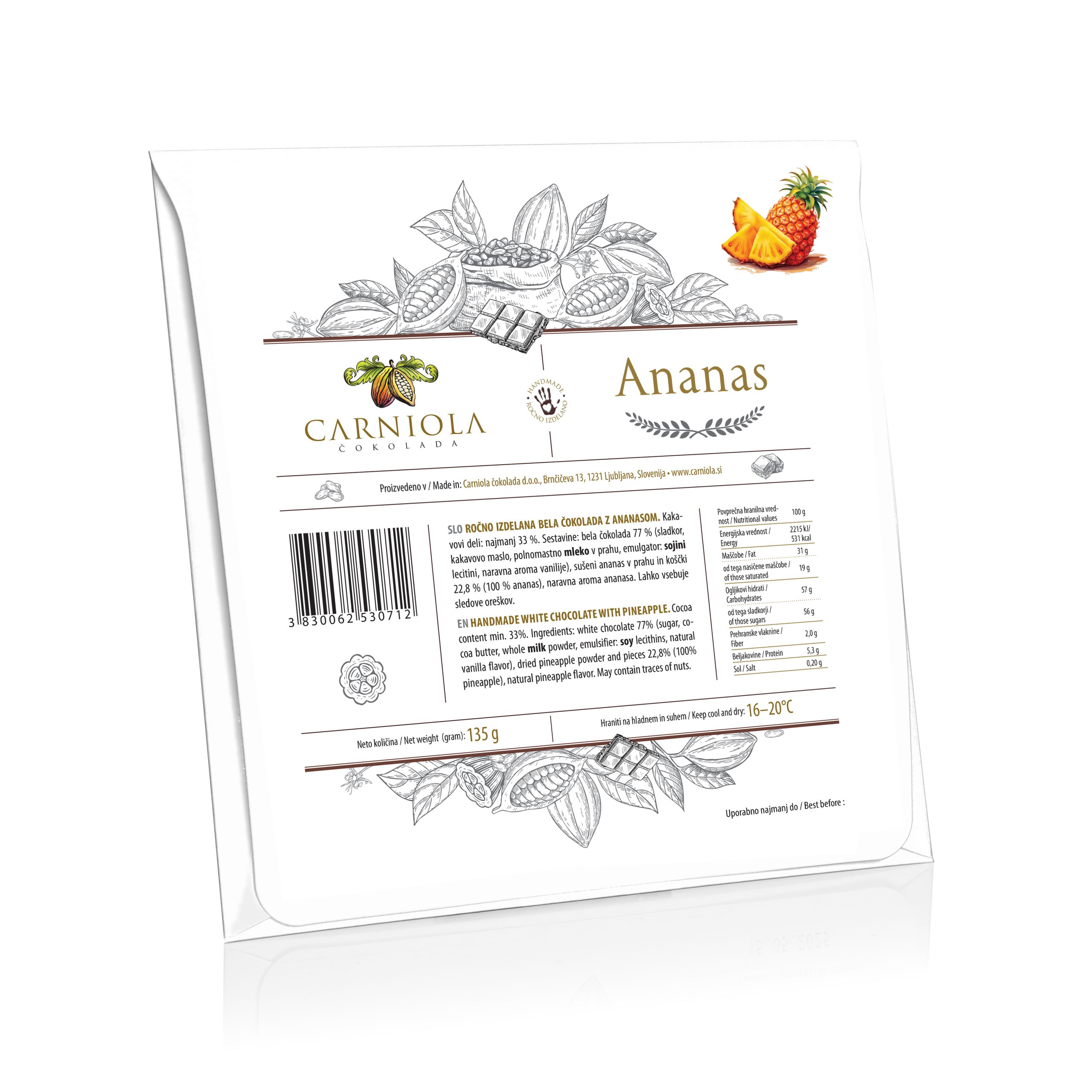 <b>Čokolada Ananas</b> <br />135 g - Image 2