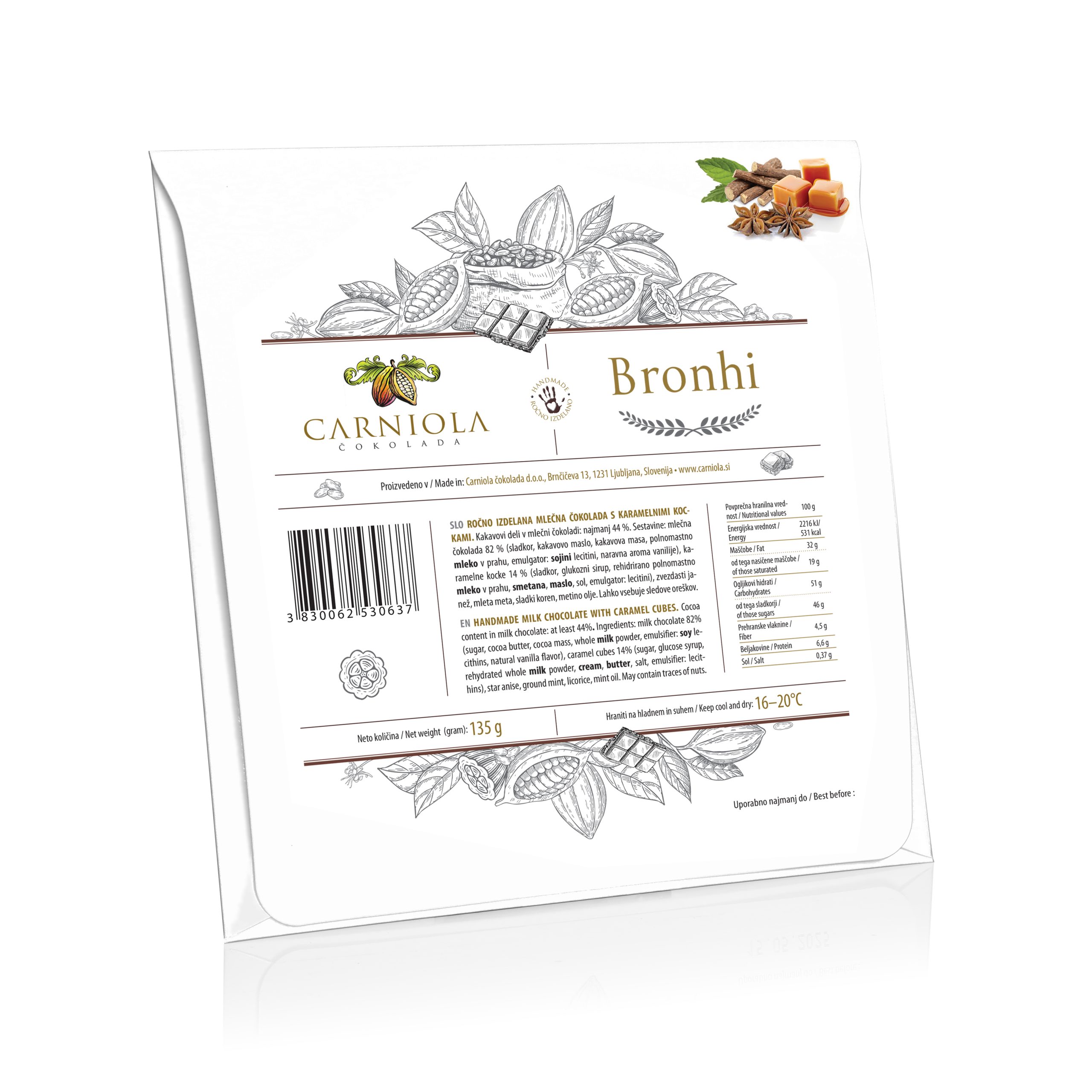 <b>Čokolada Bronhi</b> <br />135 g - Image 2