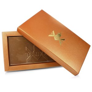 <b> Čokolada 90 g dvodelna emb.</b> <br />velikost: 7,5 x 15 cm