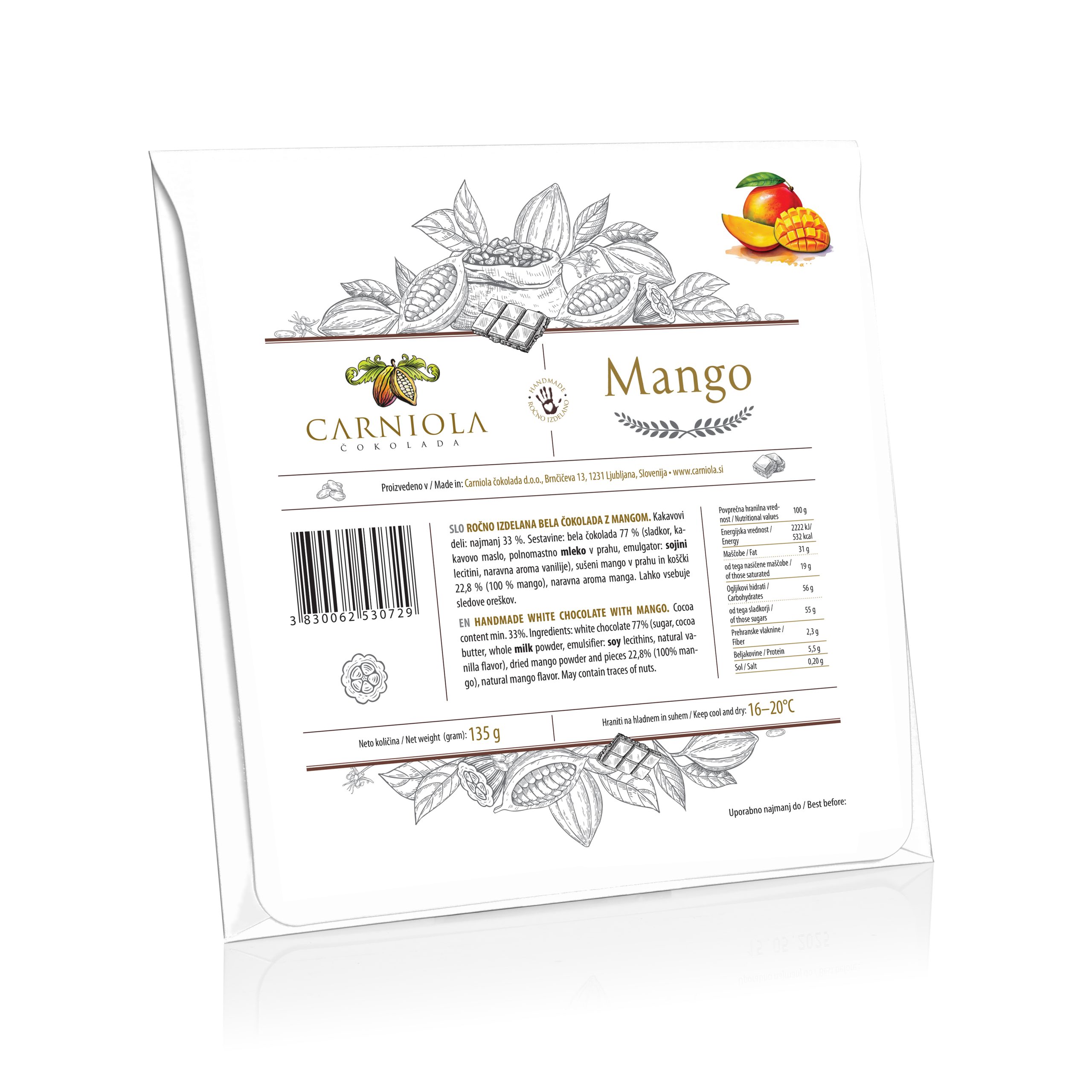 <b> Čokolada Mango</b> <br />135 g - Image 2