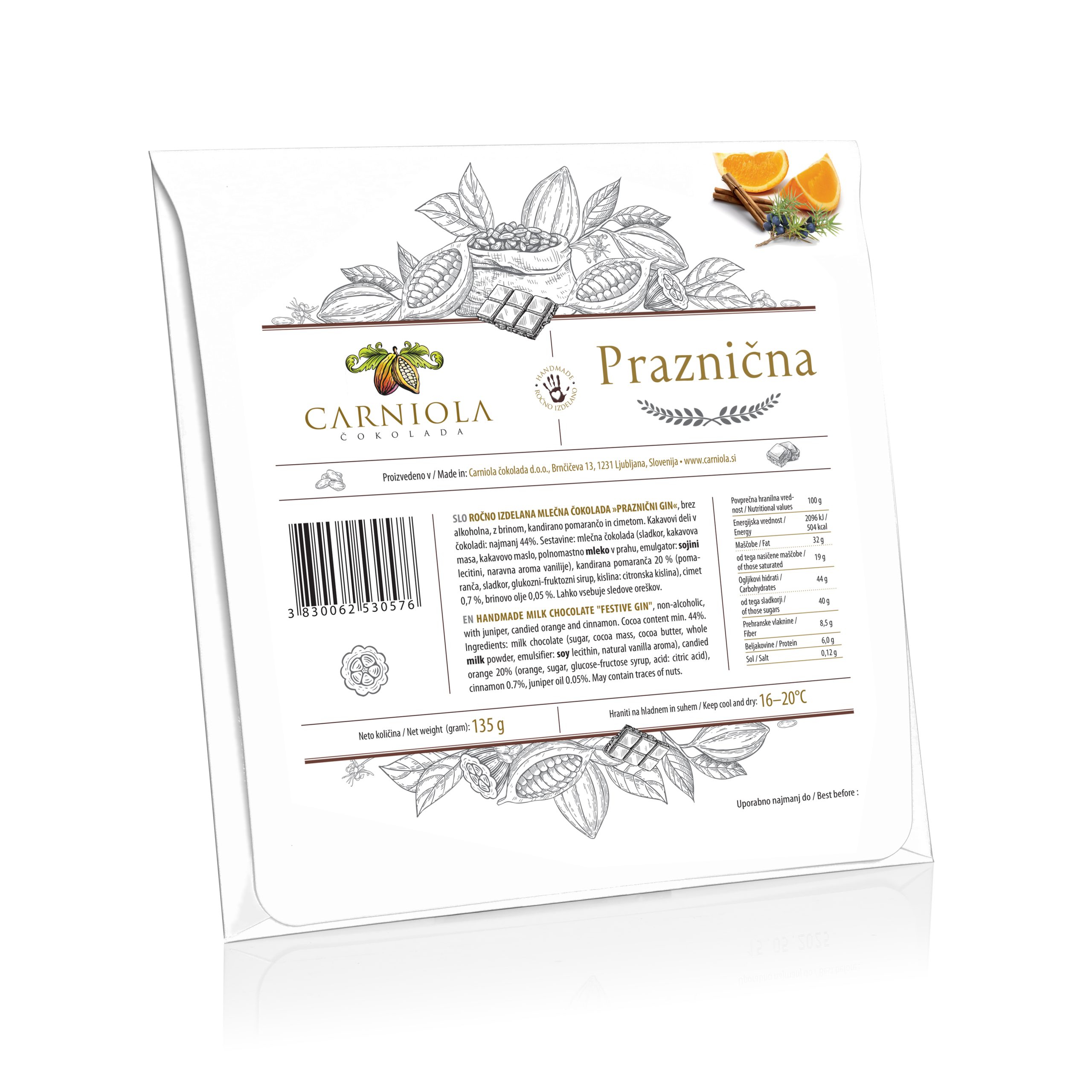 <b> Čokolada Praznična</b> <br />135 g - Image 2